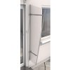 Gutta Guttavordach bočná stena PT/GR akryl 185 x 60 cm strieborná / číra