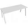 Pracovný stôl UNI A, 180x75,5x80 cm, biela/biela