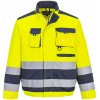 PORTWEST Portwest Vetrovka Lille Hi-Vis Bomber Žltá-Námornícka modrá, XXXL