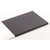 Durable Podložka na stôl s priehľadnou fóliou a ochranou rohu 65x52cm čierna