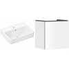 Súprava skrinka Hansgrohe Xilesa E 54247700, umývadlo Hansgrohe Xanuia Q 61008450