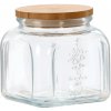 HOME Sklenená dóza 0,87 L 12x11,5 cm