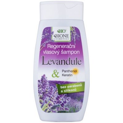 BC Bione Lavender regeneračný šampón pre všetky typy vlasov Keratin Panthenol Lavender Oil 260 ml