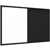 Allboards COMBI čierny korok / biela magnetická 60x40