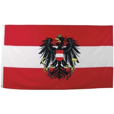 Vlajka veľká 150x90cm MFH 35103I - Rakúsko