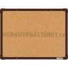 Korková nástenka 60x45 (AL rám hnedý)