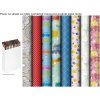 Darčekový baliaci papier ofset 1mx70cm mix motív Stiva 1ks