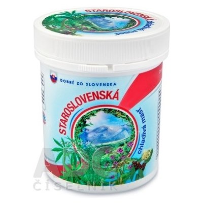 Dobré z SK STAROSLOVENSKÁ chladivá masť masážny prípravok 1x250 ml, 8586017620315