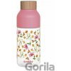 QUOKKA Ice Plastová fľaša PINK FLOWERS 570 ml