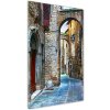 Vertikálny foto obraz fotografie na skle Talianske uličky 50x100 cm