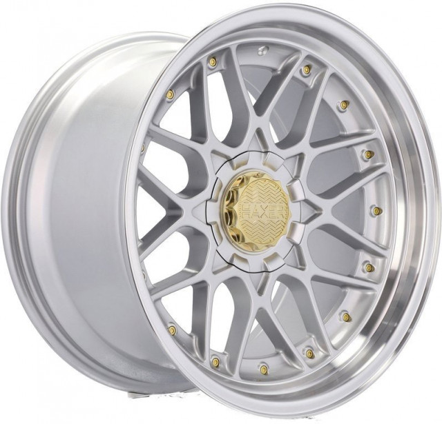 RACING LINE HX025 8x15 4x100 ET30 silver + polished edge