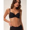Push-up podprsenka 70D Henderson Kassidy čierna, vyberateľné vypchávky