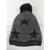 LITTLE ANGEL Čiapka pletená HVIEZDY Outlast sivá 5 49-53 cm