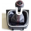 PROTEC Radiaca páka s manžetou VW Golf V 2003 - 2008 5-stupňové červené prešitie