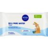 Nivea Baby 99% Pure Water čistiace obrúsky, 57 ks