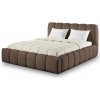 Wilsondo Čalúnená manželská posteľ Micandi 160x200 - hnedá