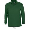 SOL´S WINTER II / Pánska polokošeľa s dlhým rukávom - golf green S