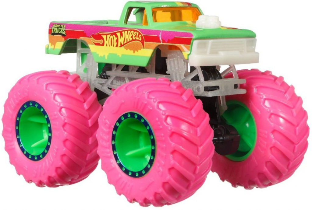 Mattel Hot Wheels Monster Trucks svítící ve tmě Midwest Madness
