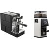 Stone Espresso Plus + Rancilio STILE, white