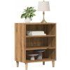 vidaXL Komoda dub artisan 57x35x75 cm kompozitné drevo