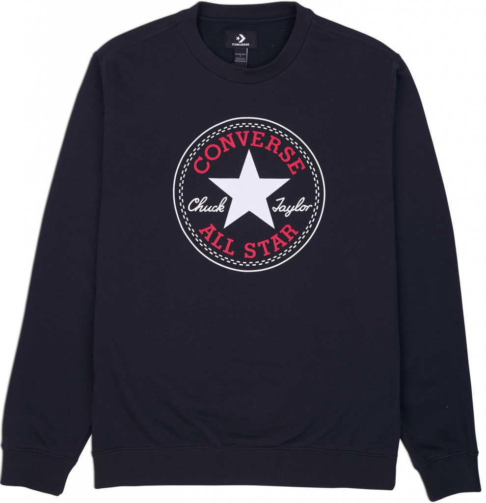 converse GO-TO ALL STAR PATCH CREW SWEATSHIRT Unisex mikina US 10025471-A01