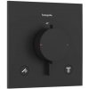 Hansgrohe Ecostat Comfort E Termostatická batéria pod omietku, na 2 spotrebiče, matná čierna 33711670-HG