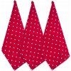Home Elements Kuchynské utierky Červená s bodkami