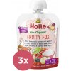 3x HOLLE BIO Fruity fox - detské ovocné pyré s jogurtom 85 g