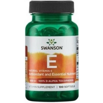 Swanson Vitamin E 400 IU 100 kapsúl