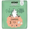 Moomin Baby 3 Midi 5–8 kg (48 ks), eko plienky