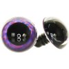 Oči metalické fialové 20 mm