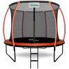 INLEA ULTIMATE Jump Trampolína 250 cm s vnútornou ochrannou sieťou - oranžová