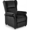 Halmar | Polohovacie kreslo RELAXA čierne | V-CH-AGUSTIN_2-FOT-CZARNY
