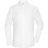 James & Nicholson JN 1372 pánská popelínová košile dlouhý rukáv slim fit COT021372001 bílá