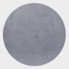 Ayyildiz , Kusový koberec Pouffy 5100 Grey kruh, 120x120 (priemer) kruh, šedá, obývacia izba