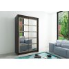 Supermobel Posuvná skriňa ROMA 2 150, 150x200x62, čierna/sonoma
