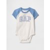 GAP Baby body s logom Biela 12-18M Biela Biela