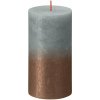 Sviečka Bolsius Rustic Sunset Eucalyptus Green+Copper 68x130 mm