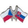 Odznak dvojvlajkový Slovensko-Česko