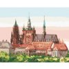 Diamondi Diamantové maľovanie - PRAŽSKÝ HRAD II Rámovanie: vypnuté plátno na rám, Rozmer: 40x50 cm