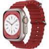 Techsuit Remienok (W038) - Apple Watch 1/2/3/4/5/6/7/8/SE/SE 2 (38/40/41mm) - Wine Red