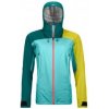 Ortovox WESTALPEN 3L LIGHT JACKET W ice waterfall S; Modrá bunda