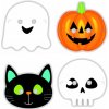 Amscan Papierové masky Halloween Friends 8 ks