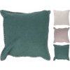 Homestyling Vankúš dekoračná bavlna zelená 45x45