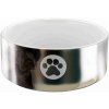 Trixie miska keramická pes stříbrná s tlapkou 0,3 l 12 cm