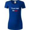 Trust me I´m Mgr. / Ver mi som Magister. - Dámske tričko z organickej bavlny Origin (GOTS) - 2XL ( Kráľovská modrá )