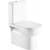 Olsen Spa PROGETTO WC-kombi RIMLESS univerzálny odpad, s WC sedátkom duroplast SLIM Soft-C OLKLT2131AR