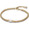 Pandora Pozlátený korálkový náramok Perla Timeless Shine 563173C01 20 cm