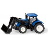 Siku Blister 1396 traktor New Holland s předním nakladačem