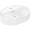 Hansgrohe Xuniva U - Umývadlo na dosku, 60x45 cm, s prepadom, otvor na batériu, biela 60171450